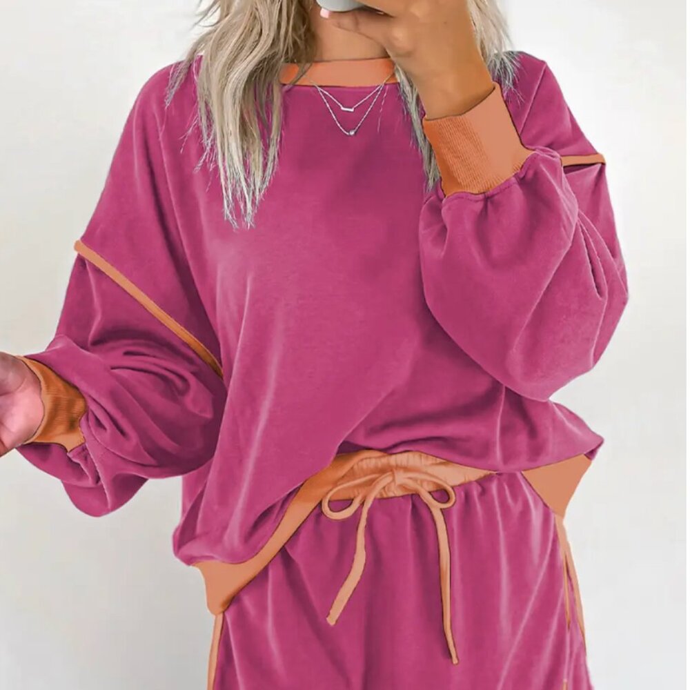 Two-peice sweater and skort set